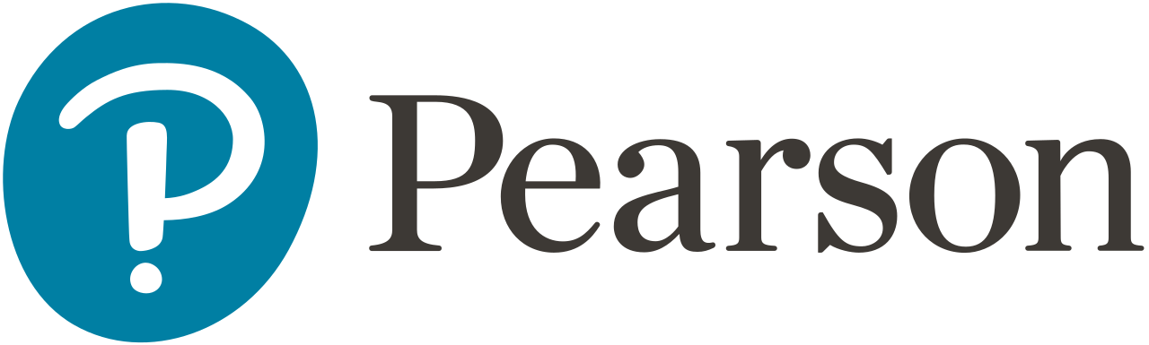 pearson's logo black font